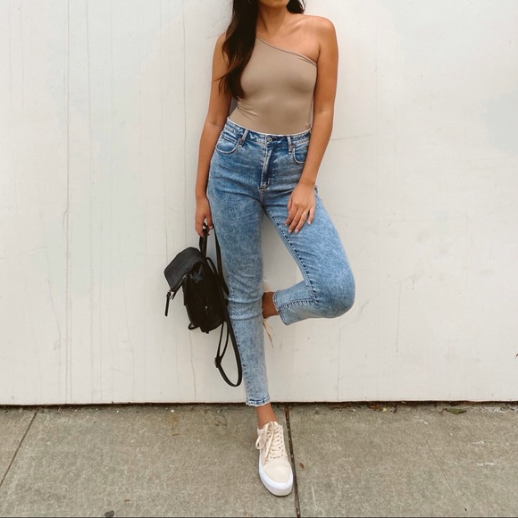 Curve Love High Rise Super Skinny Ankle Jeans in Medium Wash - Picture 11 of 12